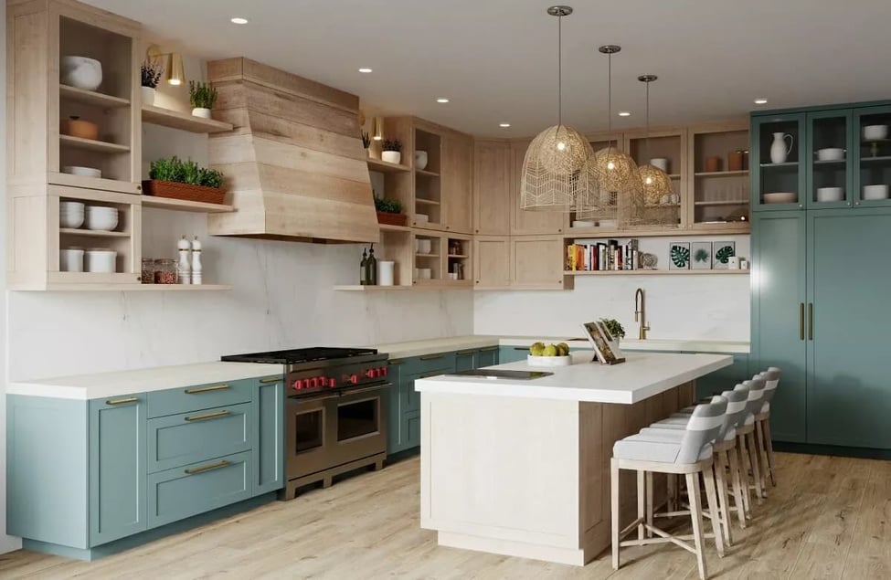 BEST KITCHEN CABINET COLOURS ON TREND FOR 2022