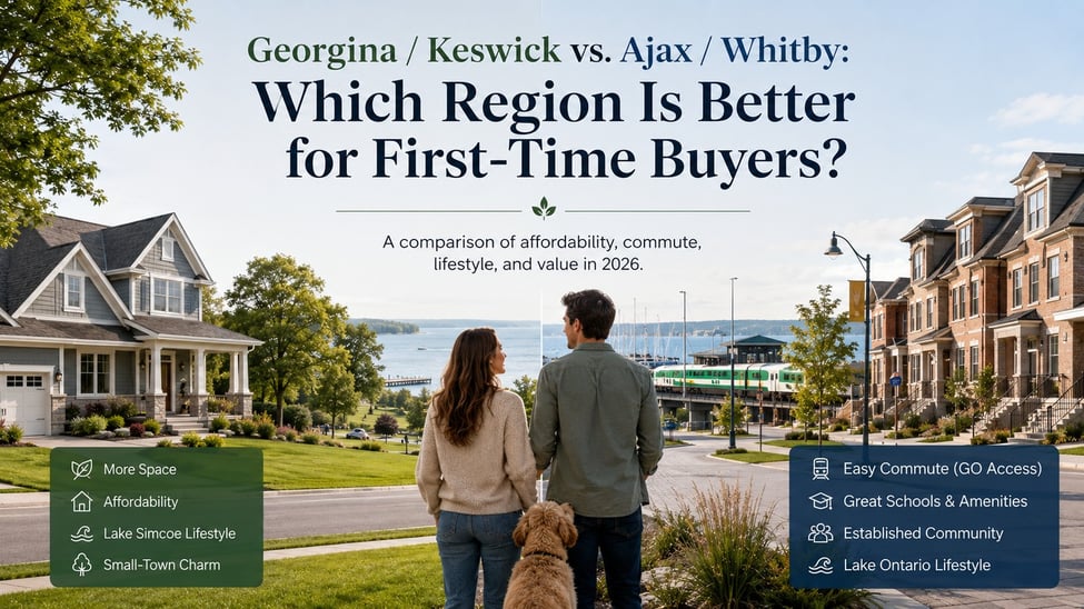 Georgina / Keswick vs. Ajax / Whitby: Which Region Is Better for First-Time Buyers?