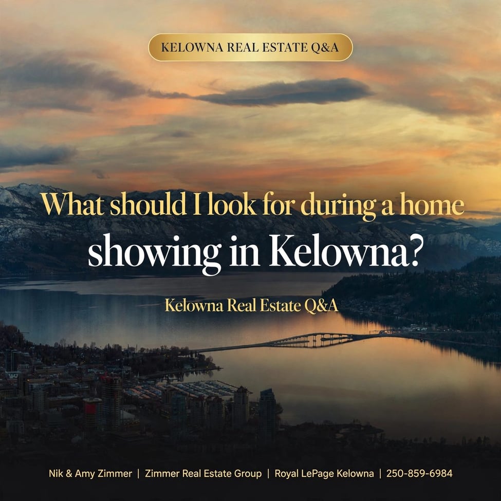 What Should I Look for During a Home Showing in Kelowna?