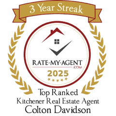 Top 100 Canadian Agent Badge for Colton Davidson by Rate-My-Agent.com