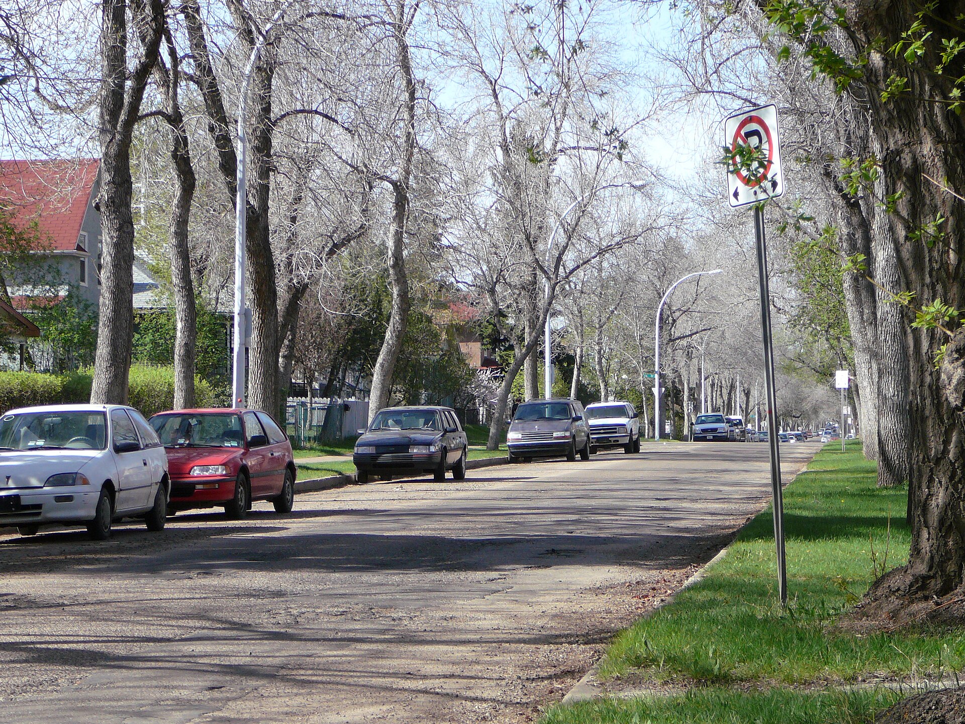 Alberta Avenue streetscape in Edmonton