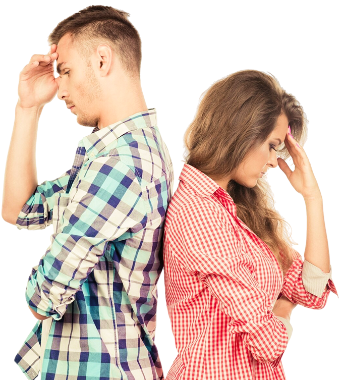 Stressed Couple