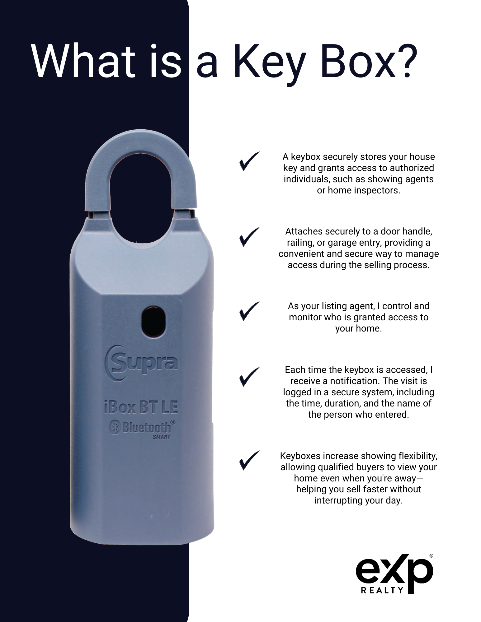 Explanation of real estate keybox for home showings and secure access management