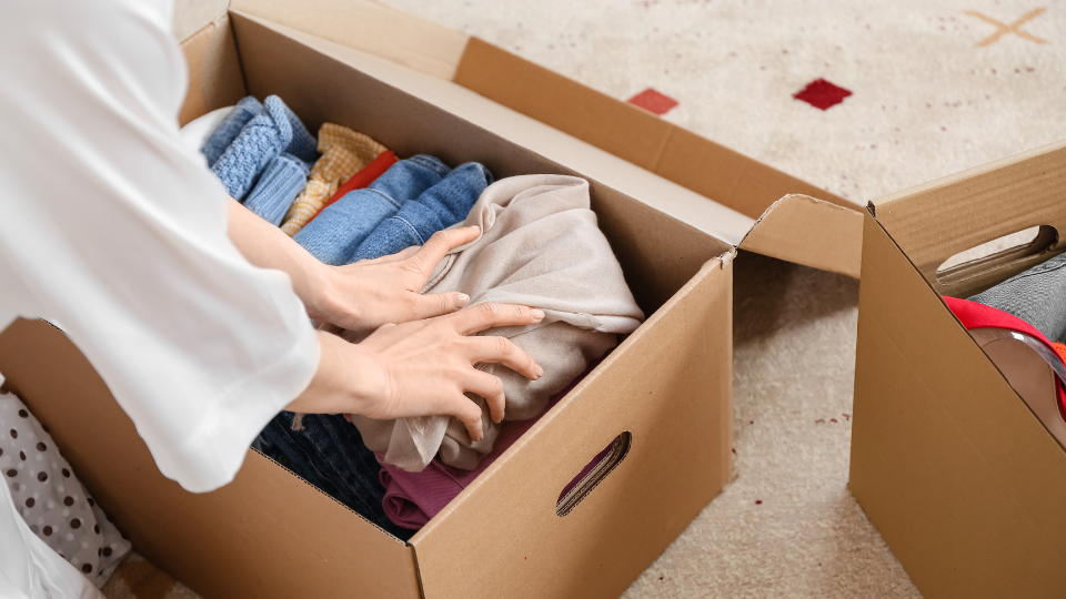 Decluttering a home for sale
