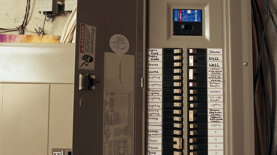 Electrical panel home inspection