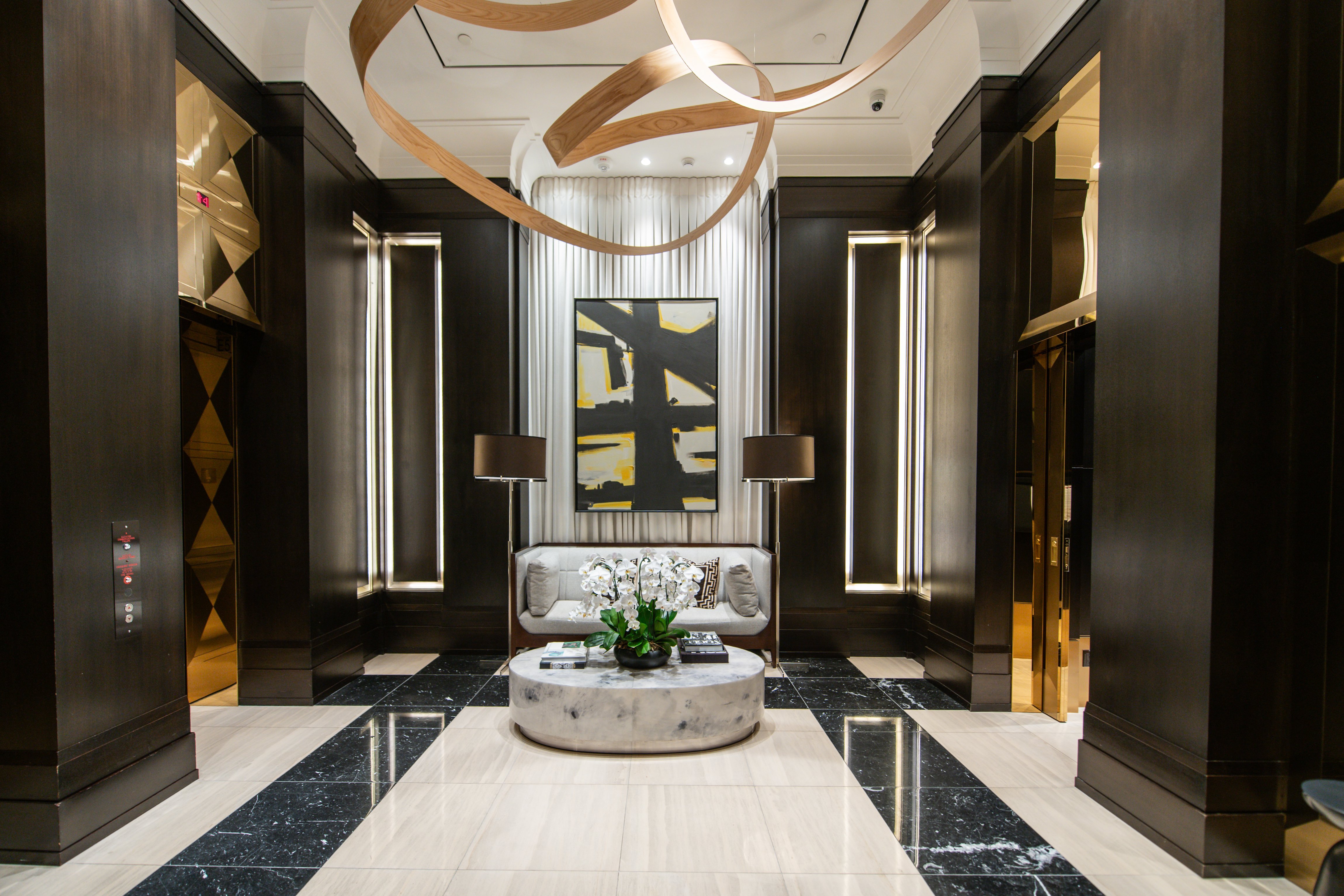 Private Lobby Yorkville Private Estates Luxury Condos 200 Cumberland St Toronto
