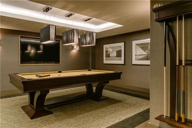 36 Hazelton Ave Yorkville Condos Toronto Billiards