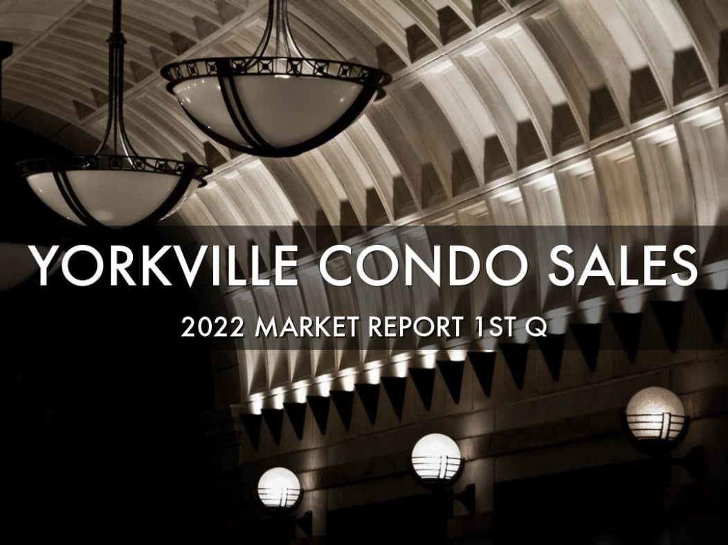 Yorkville Toronto Condo Sold Prices Per Square Foot 2022 Sales Market Report First Quarter