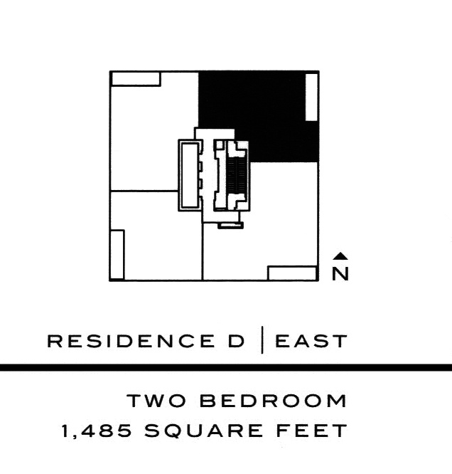 Four Seasons Condos Yorkville Annex Toronto 55 Scollard St East Tower Floor Plans Map 1485 Square Feet