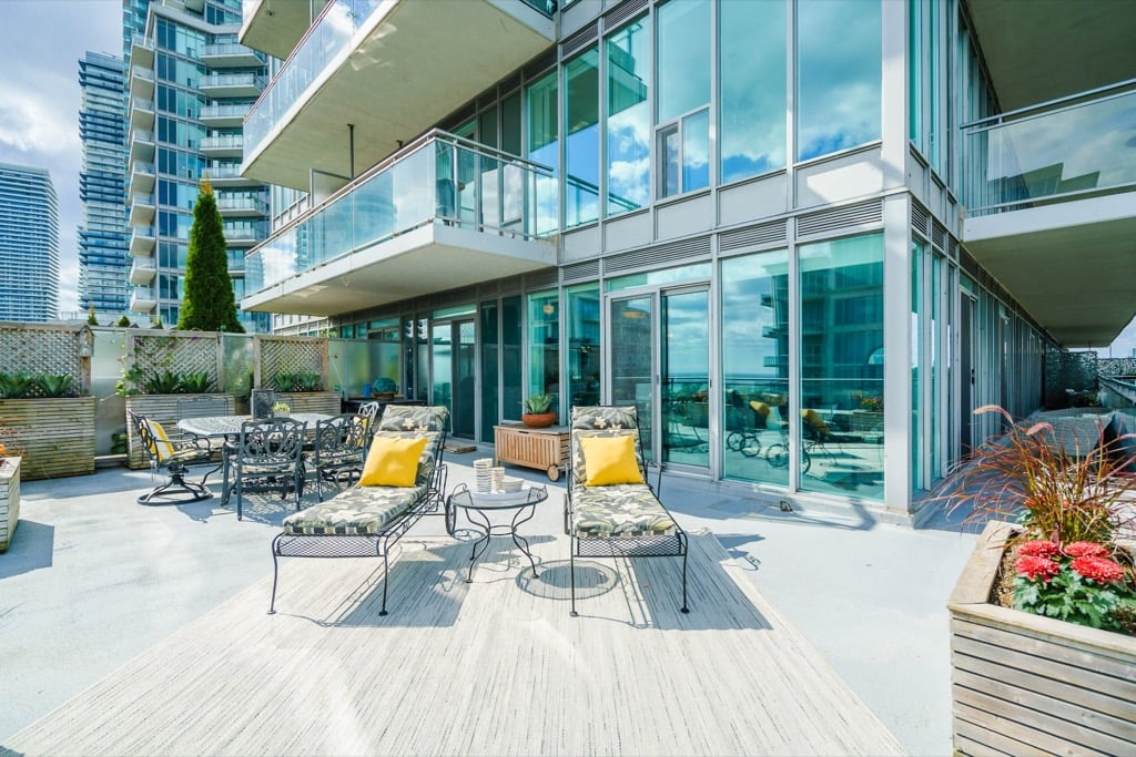 2119 Lake Shore Blvd West Unit 1204 Toronto 800 Sq Ft South Facing Terrace Overlooking The Lake