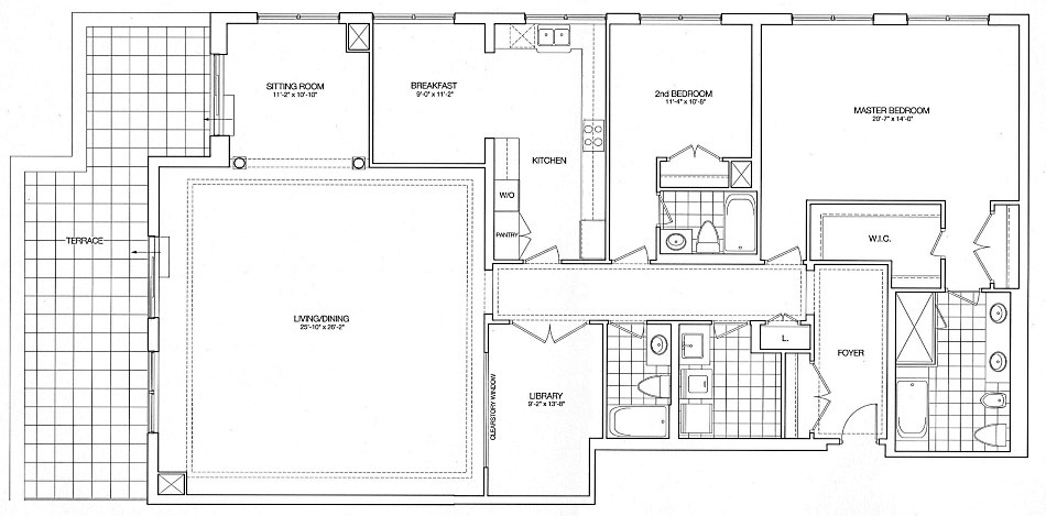 Kilgour Estate Floor Plans Toronto Condos 20 Burkebrook 2 Bedrooms Library Sitting Room 2532 Sq Ft Plus Terrace Sinclair Layout Victoria Boscariol Chestnut Park Real Estate