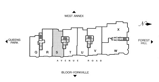 38 Avenue Rd Toronto Floor Plans Prince Arthur Condos Yorkville 2 Bedrooms Library 1930 Sq Ft Site Map Suite S Layout