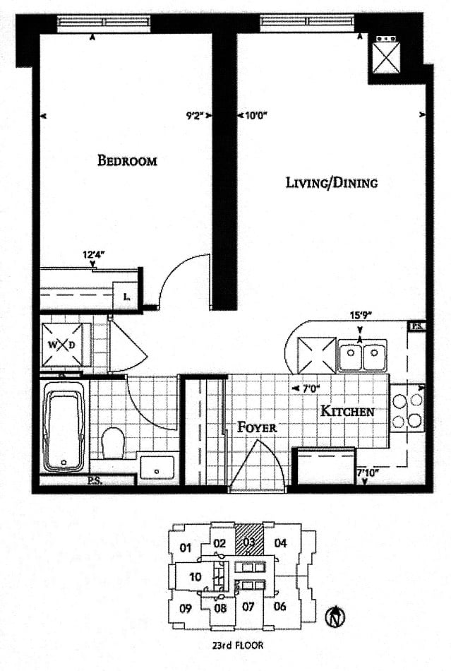 35 Balmuto St Toronto Floor Plans Yorkville Condos Uptown Residences 1 Bedroom 546 Sq Ft Taylor Layout 