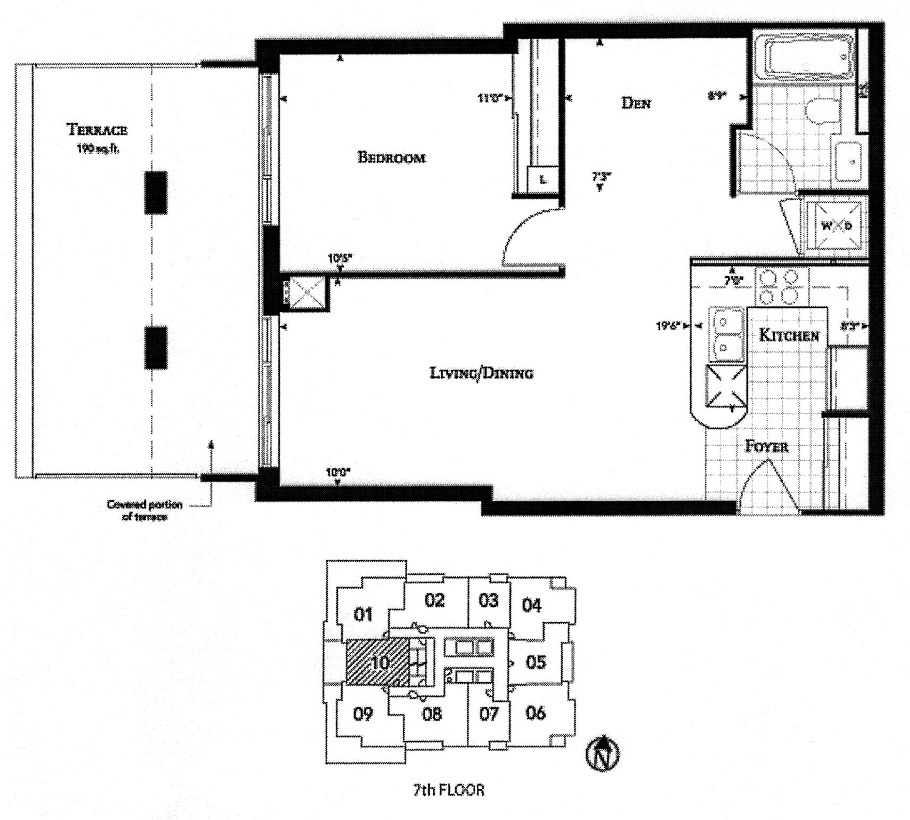 35 Balmuto St Toronto Floor Plans Yorkville Condos Uptown Residences 1 Bedroom Den 715 Sq Ft Plus Terrace Monroe Layout