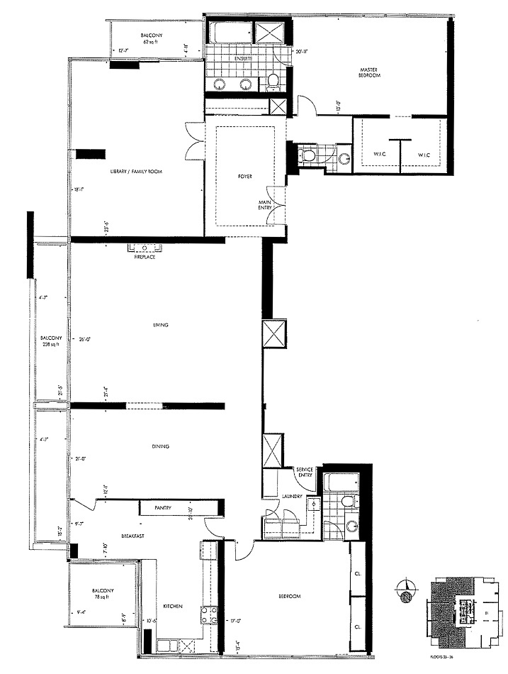 18 Yorkville Ave Toronto Floor Plans Annex Condos 3 Bedrooms 3061 Sq Ft Plus Balconies Queens Park Penthouse