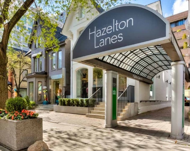 18A Hazelton Ave Toronto Entrance Hazelton Lanes Condos Yorkville 