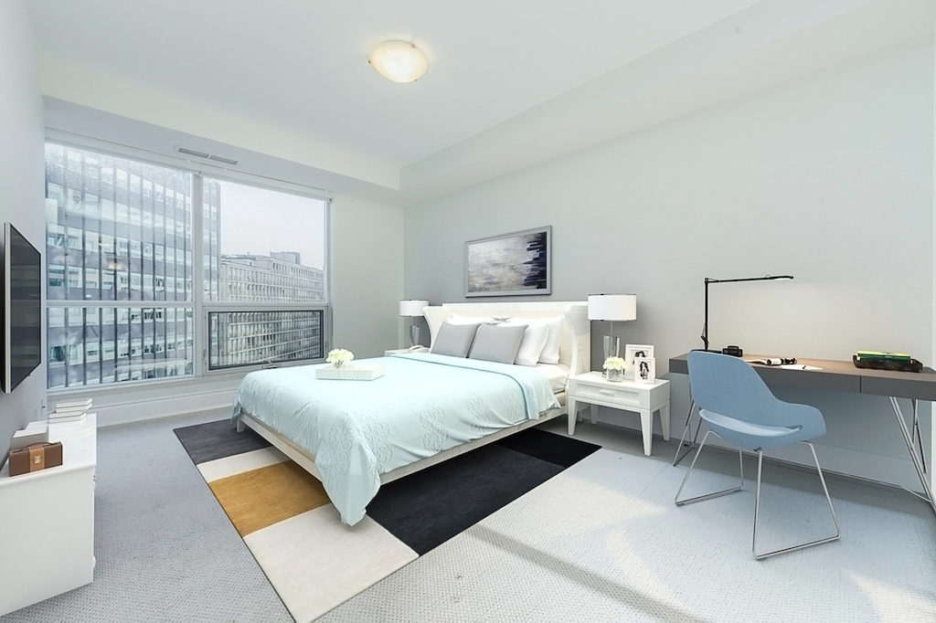 10 Bellair St Toronto Yorkville Condos Main Bedroom With 5 Piece Ensuite Bath & Walk-in Closet 10 Bellair St Toronto Yorkville Condos Main Bedroom