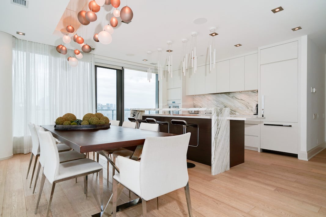 77 Charles St West Unit 1402 Dining Room Kitchen 