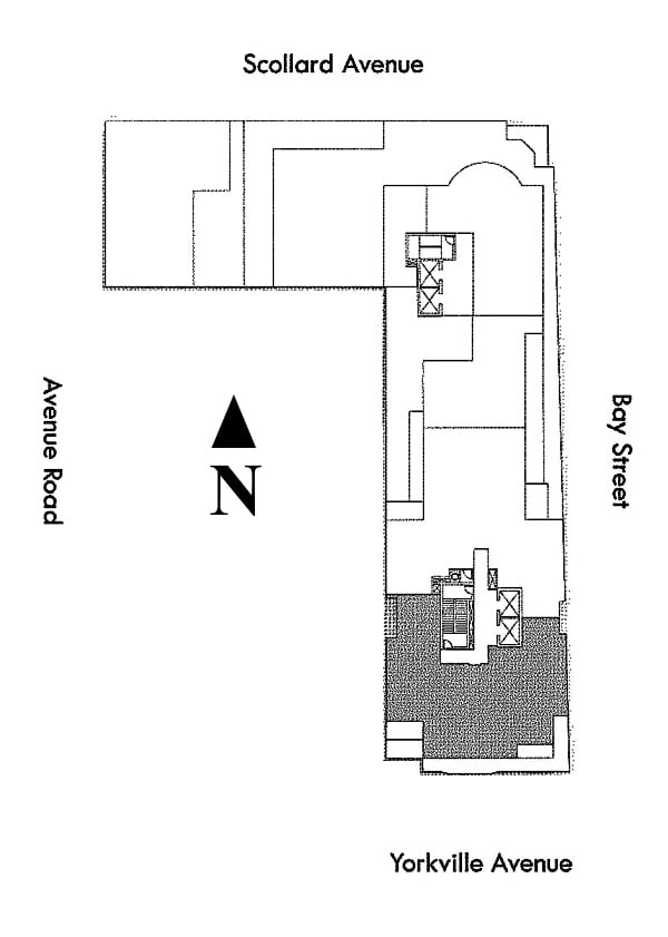 68 Yorkville Ave Toronto Penthouse Floor Plans Regency Condos 2 Bedrooms Family Room Library 2706 Sq Ft Site Map