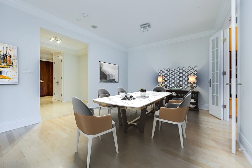 10 Bellair St Suite 903 For Sale Yorkville Luxury Condos Toronto Yorkville Toronto Condos 10 Bellair Suite 903 Dining room