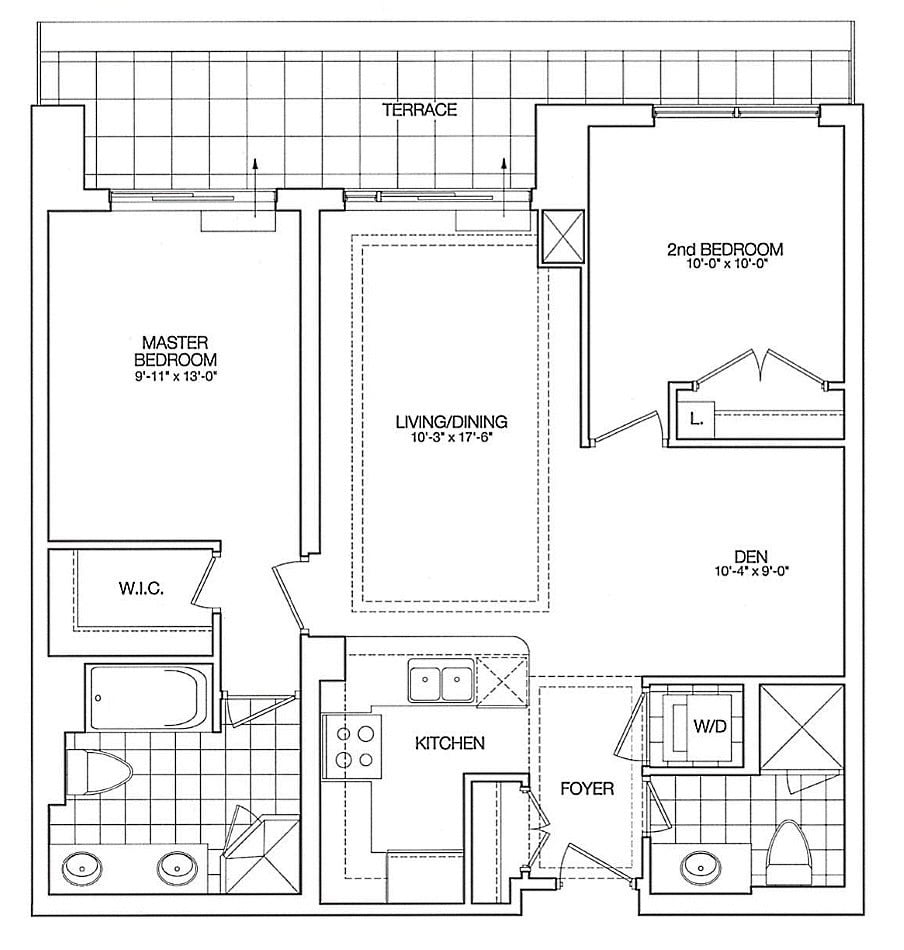 Kilgour Condos 2 Bedroom Floor Plans Toronto 20 Burkebrook Place Sunnybrook