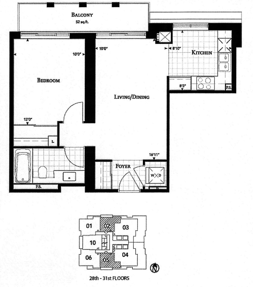 35 Balmuto St Toronto Floor Plans Yorkville Condos Uptown Residences 1 Bedroom 608 Sq Ft Plus Balcony Burke Layout