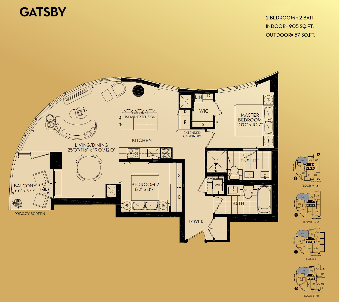 88 Cumberland St Toronto Unit Floor Plans 2 Bedrooms 905 Sq Ft Plus Balcony Yorkville Condos Gatsby Victoria Boscariol Chestnut Park Real Estate 88 Cumberland St Toronto Unit Floor Plans 2 Bedrooms 905 Sq Ft Plus Balcony Yorkville Condos Gatsby
