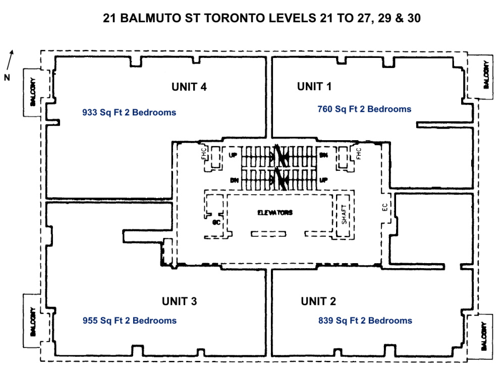 21 Balmuto St Toronto Floor Plans Levels 21 to 27, 29 & 30 Crystal Blu Condos Yorkville Victoria Boscariol Chestnut Park Real Estate 21 Balmuto St Toronto Floor Plans Levels 21 to 27, 29 & 30 Crystal Blu Condos Yorkville