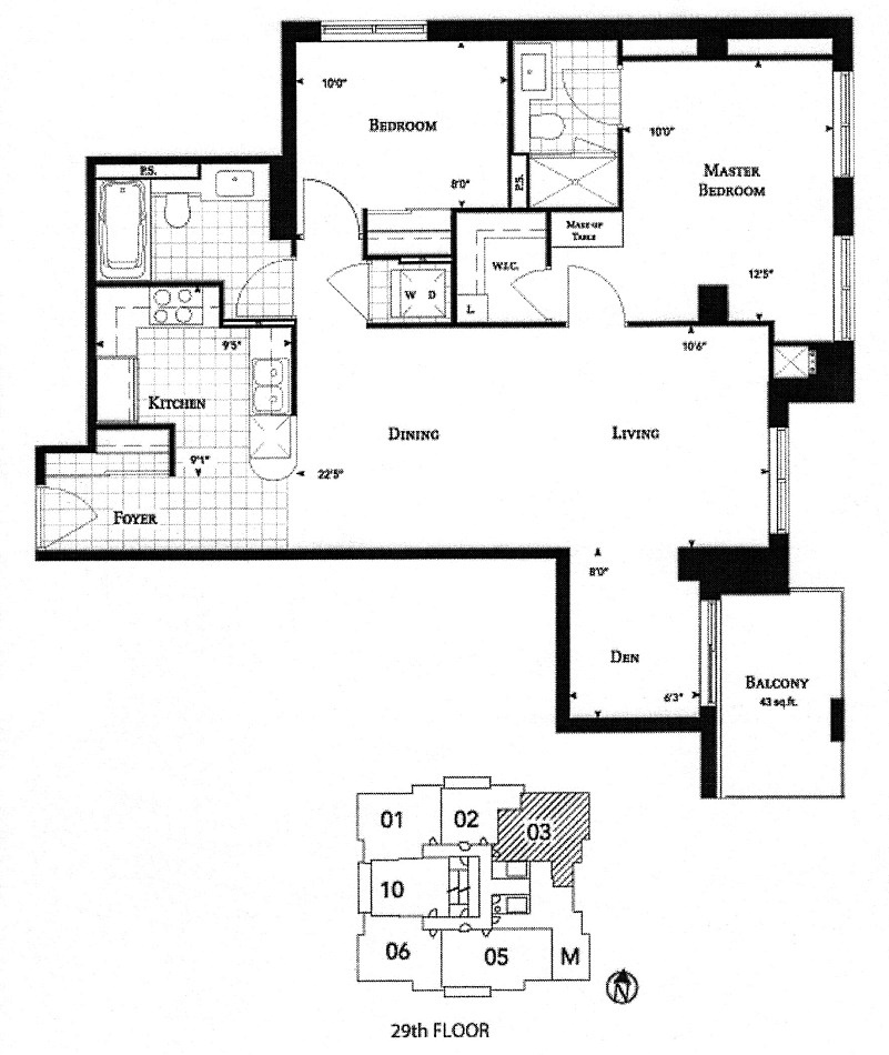 35 Balmuto St Toronto Floor Plans Yorkville Condos Uptown Residences 2 Bedrooms Den 956 Sq Ft Plus Balcony Gardner Layout