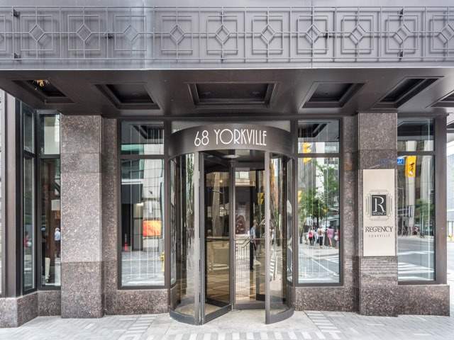 68 Yorkville Ave Toronto Entrance Regency Condos Annex 