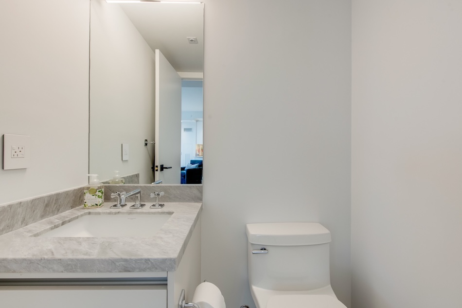200 Cumberland St Unit 2703 Toronto Yorkville Luxury Condos Powder Room