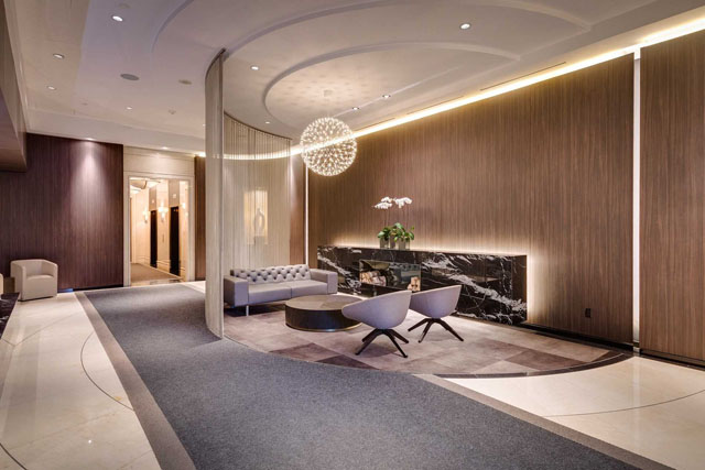 10 Bellair St Toronto Lobby Yorkville Condos Bloor Annex