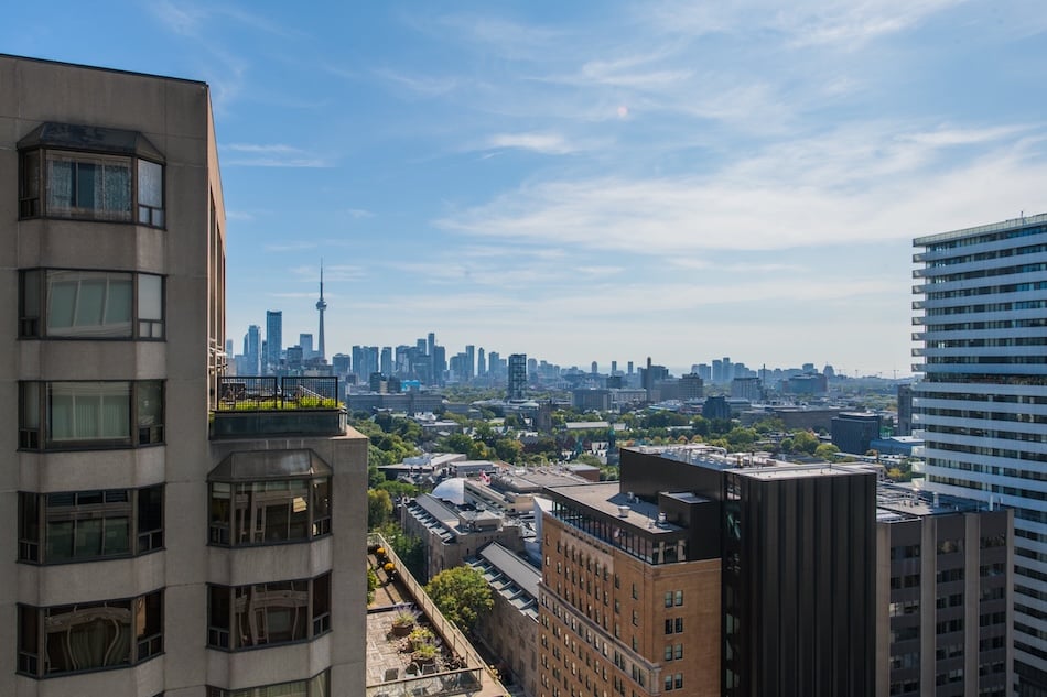 200 Cumberland St Suite 2703 Balcony Yorkville Toronto Luxury Condos
