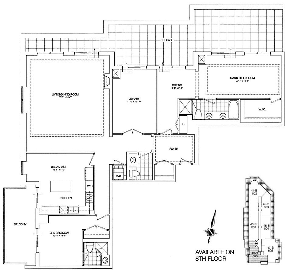 Kilgour Estate Penthouse Floor Plans Toronto Condos 21 Burkebrook 2 Bedroom Library 2110 Sq Ft Plus Terrace Avalon Layout