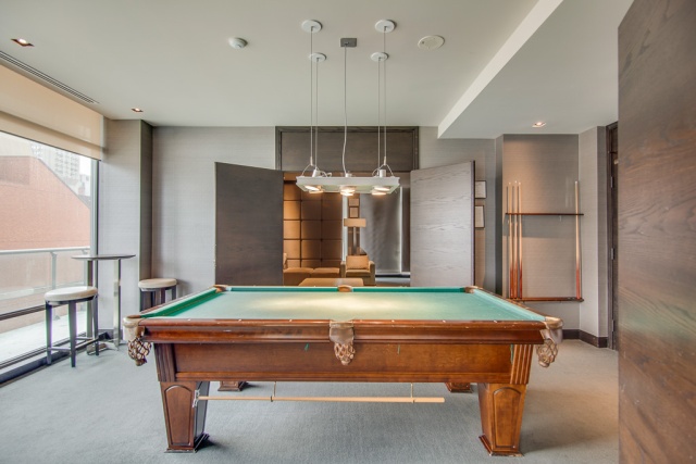 18 Yorkville Ave Condos Toronto Billiards Room 