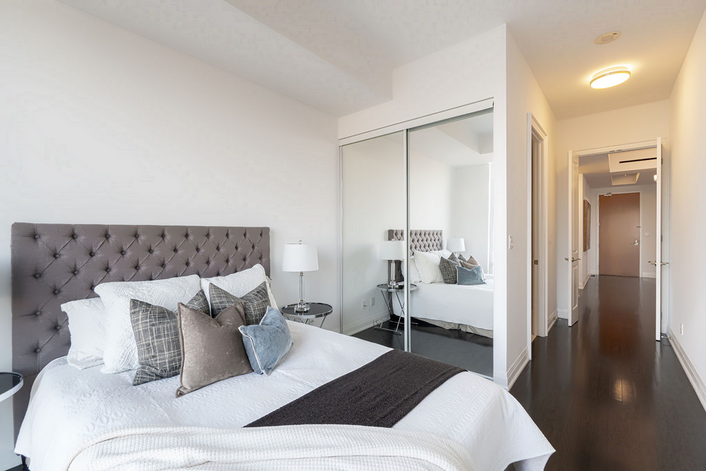1 Bedford Rd Toronto Yorkville Luxury Condos Suite 2503 2nd Bedroom With Double Closet & Ensuite Bath 1 Bedford Rd Toronto Yorkville Luxury Condos Suite 2503 2nd Bedroom