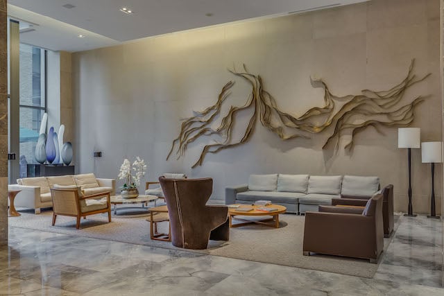 1 Bedford Rd Lobby Toronto Yorkville Condos Victoria Boscariol Chestnut Park Real Estate