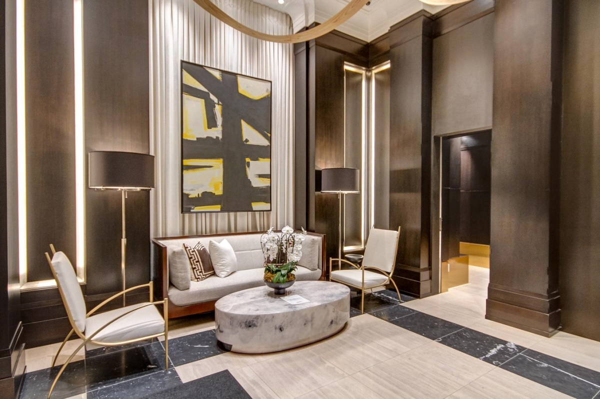 200 Cumberland St Toronto Lobby Yorkville Private Estates Condos Victoria Boscariol Chestnut Park Real Estate 200 Cumberland St Toronto Lobby Yorkville Private Estates Condos