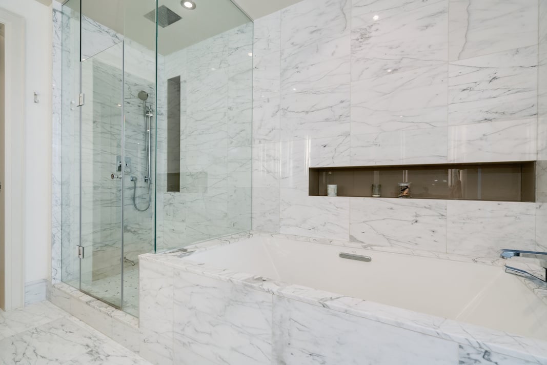  77 Charles St West Yorkville Toronto Condos Unit 1402 Primary Bedroom Ensuite Bathroom