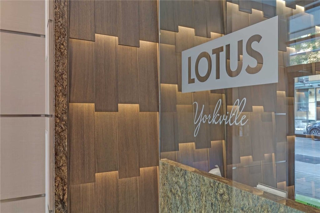 8 Scollard St Toronto Yorkville Condos Lotus Lobby