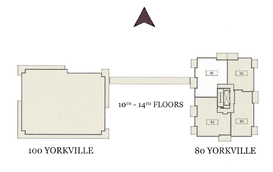 80 Yorkville Ave Toronto Condos Floor Plans 2 Bedrooms Library 2150 Sq Ft Plus 3 Balconies Site Map Vuitton Layout