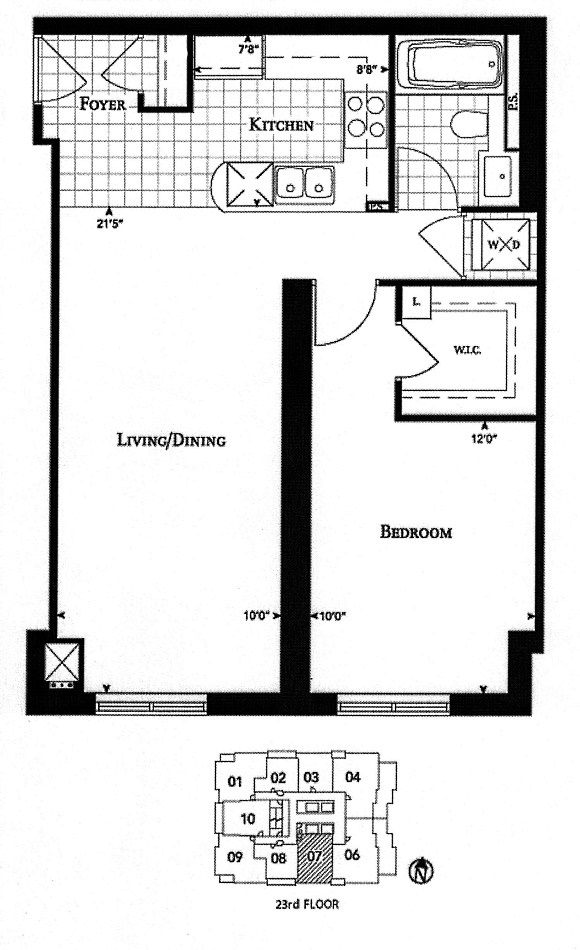 35 Balmuto St Toronto Floor Plans Yorkville Condos Uptown Residences 1 Bedroom 720 Square Feet Crawford Layout