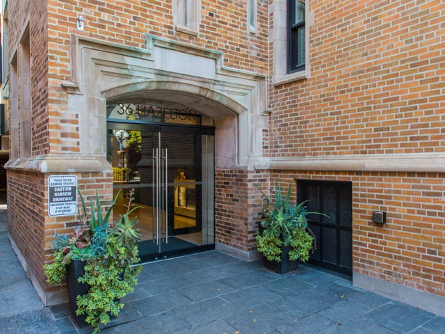 36 Hazelton Ave Yorkville Toronto Luxury Condos Entrance 