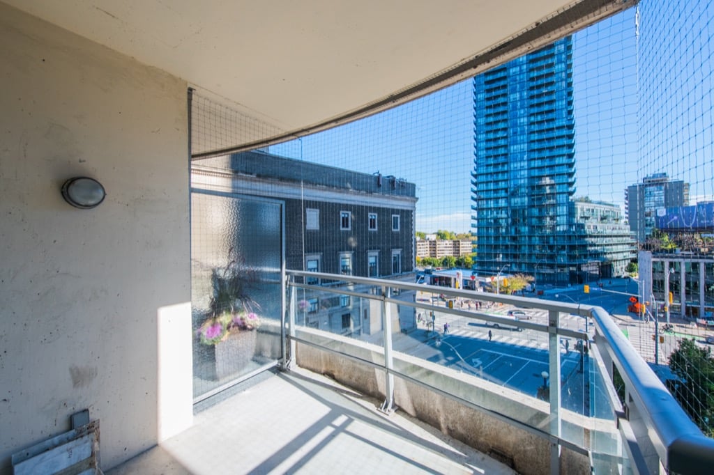 Balcony 8 Scollard St Unit 504 Toronto Yorkville Condos