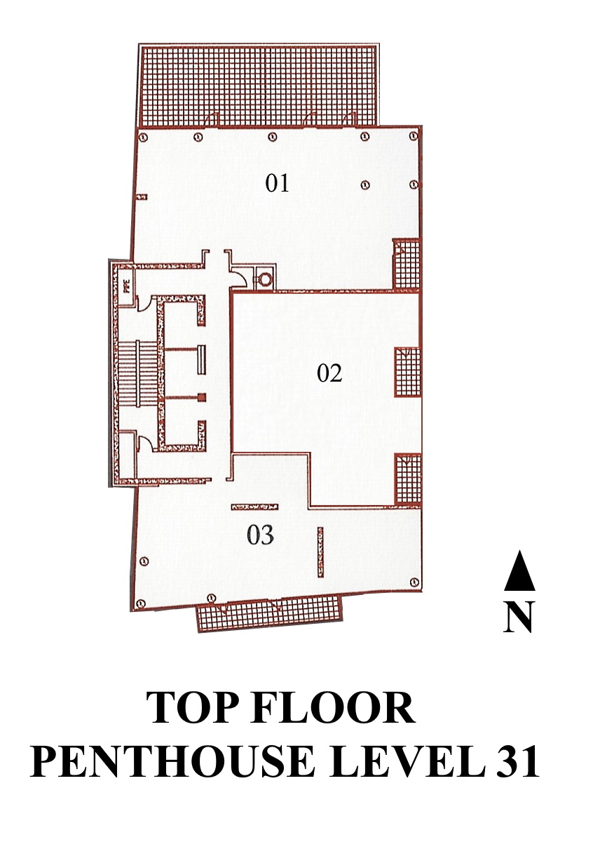 32 Davenport Rd Toronto Top Floor Penthouse Floor Plans Level 31 Yorkville Condos