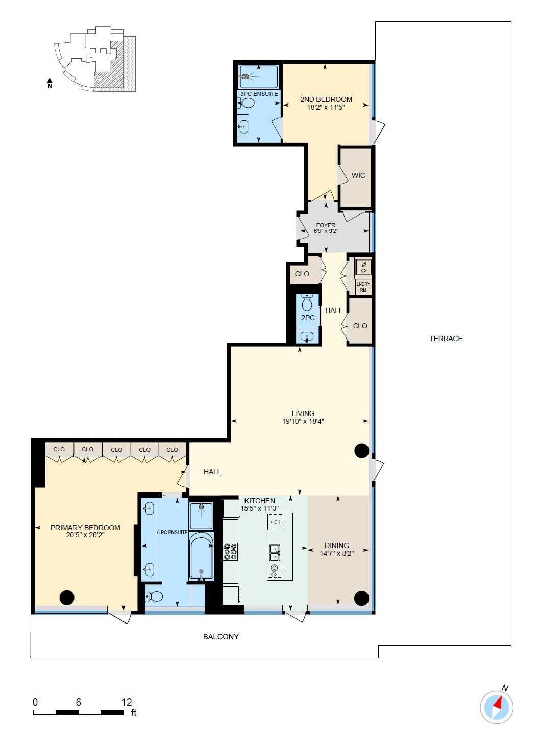 77 Charles St West Suite 1402 Floor Plans 1969 Sq Ft Plus Terrace 2 Bedrooms Yorkville Luxury Condos Toronto