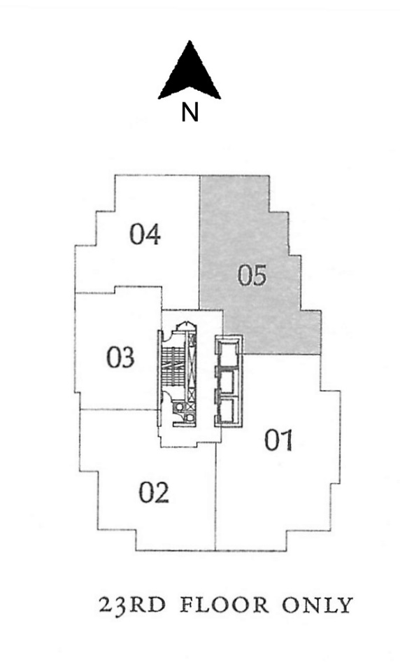 1 Bedford Rd Yorkville Annex Toronto Condos Floor Plans Map 2 Bedrooms Den 1633 Sq Ft Plus Balconies