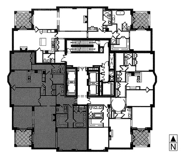1 St Thomas Floor Plans Map 2928 Square Feet Yorkville Toronto Condos