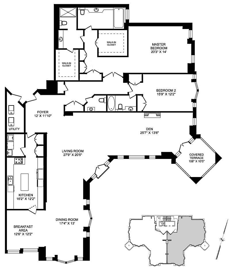 22 St. Thomas St Toronto Floor Plans Windsor Arms Residences Yorkville 2 Bedrooms Library 3320 Sq Ft Plus Terrace