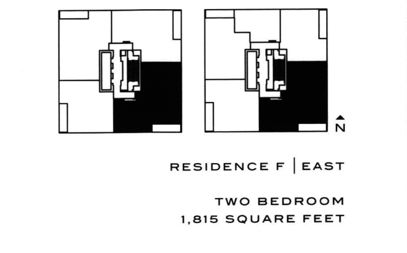 Four Seasons Condos Yorkville 55 Scollard St Annex Toronto 1815 Square Feet 2 Bedrooms Library Floor Plans Map